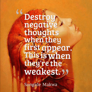 destroy neg thoughts rt away