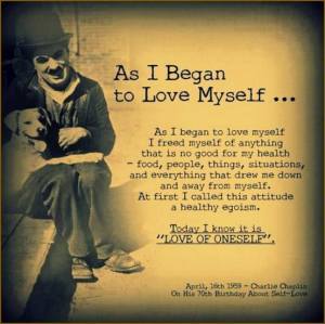 as i began to love myself