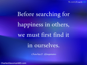 find happiness within first